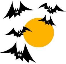Bats and the moon
